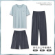 Modal algodón Pajamas Pajamas para hombres Summer de verano de manga corta trajes portátiles portátiles ropa para el hogar