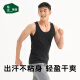 松山棉店男士背心简约纯色家居外穿修身运动汗衫打底睡衣凉感透气 浅灰 XL (男士180)