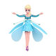 Seven-leaf sports fairy sensing aircraft remote control helicopter flying fairy floating ball children toys boys and girls can fly Domestic cat sensor aircraft + data charging cable