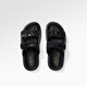 GG-CC [Thorny Island] Sommer kleiner Duftstil Dick-Soled One-Sippers für Frauen halb Slipper für Kleid G25S6628 Black 34