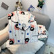 S.SOFEA Cloud Coder Pajamas El traje de gato de manga larga para mujeres se puede usar fuera de ropa para el hogar 826#Love Cat 170 m