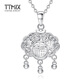 TTMIX new Chinese style women's platinum pendant pt950 platinum pendant Xiangyun peace auspicious longevity lock birthday gift large Xiangyun 5.1-5.3g