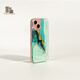 魔赞经典系列 iPhone 15 iPhone 手机壳 手机壳 青绿-流沙苹果手机壳
