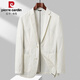 Pierre Cardin Summer mince petit costume pour hommes décontractés de printemps et d'été décontractés de veste monobloc-pièce printemps et automne de style haut de gamme Khaki xl 180 / 92a