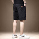 Jeep spirit shorts décontractés masculins nouveaux américains d'été mince glace de soie marque tendance lâche polyvalent pantalon à cinq points à la mode 983 bleu et gris 2xl