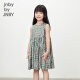 jnby by JNBY江南布衣童装全棉府绸无袖连衣裙原创图案夏女童儿童1O5G13950 673/灰粉系（批次1） 130 cm