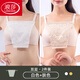 LangSha anti-exposure patch breast cover artifact one-piece tube top for women, lace wrapped breasts, sexy inner layer, seamless underwear, white + skin color, high quality, 2 pieces, one size fits all, double layer (modal upgrade), 24H quick delivery