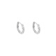 Bangboshi 925 silver needle ear piercing earrings for women, small earrings, simple earrings, earrings, earrings, high-end silver earrings, diamond-encrusted earrings
