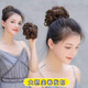 Wig gripper flower girl short hair realistic adult ponytail hair clip hairpin back of the head to show hair volume dark brown gripper style