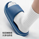 
Aokang slippers men's summer indoor home bathroom bathing, anti-slip anti-odor eva shit-soft sandals, Navy blue 44-45 [suitable for 43-44]