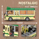 Wuji compatible LEGO Nouveau bloc de construction rétro Hong Kong Bus à double étage