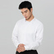 Markless Langarmes Hemd Herren Frühling und Sommer Glattes Anti-Falten-Business-Shirt 1506 Weiß (Vorgeschlagen, eine größere XL zu nehmen