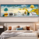 Hualeji chambre à coucher peinture autocollants auto-adhésive décoration peinture hôtel homestay salon canapé fond peint papier mural autocollants home hefugui th1391 n ° 1: largeur 90cm x hauteur 30 cm