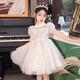 
Annie Youer girls princess dress dress children's high-end fashionable summer girl princess skirt puffy tulle skirt white 130