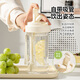 
Caizhi (CAIZHI) water cup high-value straw cup for men and women students in summer with high temperature resistance with tea leakage white 600mlCZ6908