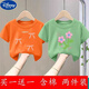 
Disney's new T-summer bow sweet girl 2025 small girl short-sleeved internet celebrity cute Korean top shirt 713# black T+719# yellow T 130 (recommended 50-60 Jin [Jin equals 0.5 kg])