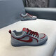 Hong Kong Counter Einkaufsagent 2025 neue Männerschuhe modische und vielseitige lässige Schuhe atmungsaktives Netz leichtgewichtige Männer Sportschuhe grau 88-795 Lederschuhe Größe E 38