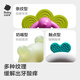 babycare infant hand rattle toys 0-1 years old newborn fun soothing teether toys teether rattle egg white