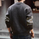 Nach der Erkundung Amerikaner Retro 698G schwerer Pullover Herren Winter verdickter Pullover losen 2024 Neuer Herbst- und Winterjacke Brown 3xl (180-200jin [Jin gleich 0,5 kg]))