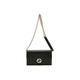 Gucci Double G logo snap closure pebbled leather chain bag shoulder bag crossbody bag black Gucci women's bag classic