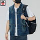 Aemape Apple Light Color de grande taille Vertinit vestime en denim pour hommes et femmes Brand de travail à la mode de printemps et d'été