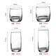 Yonghuan transparent simple glass cup hotel restaurant drink water cup tea cup whiskey beer cup drink milk breakfast cup 13791-transparent color 200ml-6 pieces