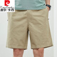 Pierre Cardin 2025 Neuer Sommer Dünn reines Baumwollmitte großer Größe Lose lässiger dunkelblau Trend 5 Minuten zusätzliche Fünf-Punkte-Hosen Shorts 9224 Hellgrau M Empfohlen 90-120 Jin [Jin gleich 0,5 kg] reine Baumwolle