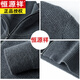 Hengyuanxiang high-end wool sweater men's wool cardigan men's autumn and winter thickened middle-aged men's knitted jacket casual lapel trend tea green L (170)