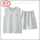 LANGSHA (LANGSHA) LUXE LUXE MODAL PAJAMAS MEN'S SUMME SILK SIEK SEAVE SEAVES