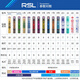 Asian Lion Dragon (RSL) Plumes d'oie résistantes au badminton, ultime U RSL purement fait à la main, un cylindre 12 packs 1276 cylindres