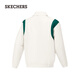 Skecher Chengyi's 2025 summer new woven jacket casual and versatile men and women L225U161 Marshmallow white/0074 3XL