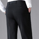 Pier Cardan trousers men's spring and summer thin middle-aged men's high elastic non-iron comfortable straight pants casual breathable suit pants F9906 blue 32 (2.5 feet waist circumference)