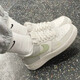 Nike Nike Spring Damenbrettschuhe Leichter atmungsvoller Komfort Freizeitschuhe Modetrendy Air Force One Low Top Board Schuhe IB3881-001/Weiß/Grau/Blau 36.5