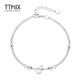 TTMIX New Chinese Style Honeycomb Gourd Platinum Bracelet Women's pt950 Platinum Transfer Beads Bracelet for Girlfriend Customized Deposit Customized Engraving