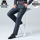 AJGNEAMAIN Italian light luxury trousers men's spring and summer new style free iron straight-leg business casual dad outfit men's work trousers men 9887-Gray [pleated loose version] 32 Waist circumference 2 feet 5