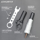 JERXUN electric rivet gun, rivet gun, rivet conversion joint, pneumatic core blind rivet gun, electromechanical drill rivet gun
