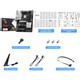 微星（MSI）B850/X870E主板CPU套装9800X3D AMD锐龙7800X3D板U 9700X 9950X3D 微星PRO X870-P WIFI R9 9900X盒装