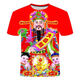 La nueva serie de ropa de verano de Guan Chen God of Wealth Distins D Impresas D Slim Funny Camisetas Funny Mass's Faily Men's y mujer TXC TXC2691 1103045Jin para niños [Jin equivale a 0.5 kg] tamaño universal