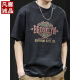 
VANCL heavy short-sleeved T-shirt for men in summer new American fashion brand pure cotton men loose large size trendy half-sleeved top for men 9918 dark gray regular M suitable 115-130Jin [Jin equals 0.5 kg]