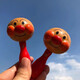 MiNong hand-held Anpanman newborn baby hand bell Anpanman sand hammer comfort toy 0-6 months one