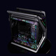 
ZZJMOD Asus 701 Creation God side dot matrix screen magnetic suction installation full color creative custom Creation God side dot matrix screen black [magnetic suction installation]