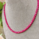 Xiangmanxiu Natural Ruby Necklace with Large Facets 5+ Natural Ruby Necklace with Large Facets 5+