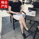 以纯YISHION官网夏季polo衫男短袖t恤翻领潮流保罗修身韩版针织 9758绿色 M