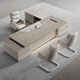 Zhiyi Boss Desk Simple Modern Tables and Chairs New Chinese Style Executive Desk Single President Desk Manager Commercial Office Furniture 2.6 Meter Luxury Boss Desk
