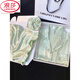 Langsha 2025 Новая пижама для женщин Лето-костюм Thin Cool Ice Silk Silk с короткими рукавами в стиле принцессы Ruffled Ruffual Home Clothing WLW-9221 [Шорты с короткими рукавами] M [Предлагается 80-100JIN [JIN равен 0,5 кг]]]