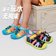 Kids.ing Kedi Star children's river tracing shoes sandals summer new boys and girls Baotou sports beach shoes blue 28 suitable for foot length 17.1-17.7cm