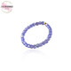 ZHIO tanzanite ring for women, light luxury niche crystal small sugar cube ring for men, self-discipline couple ring, index finger tail ring, bead diameter is about 2mm - ring ring is about 10#