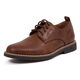 Deer Stags Boys Gabe Oxford Shoes, Brown Zander Brown Zander 3 Big Kid