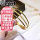 Glück ein Glück für ein oder zehn Goldarmband für Frauen drei Leben drei Welten Armband 999 Gold Bag Silber Small Bell Lotus Pod Blumenarmband Urlaub Geschenk drei Kreis Bellstil 54-60 Kreis Mundbeutel Gold 1,5 Gramm