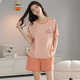 
Modal pajamas for women in summer pure cotton shorts shorts thin summer cute and sweet can be worn outside home clothing set Z9855 [main picture] XL [recommended 120-140Jin [Jin equals 0.5 kg] wear]